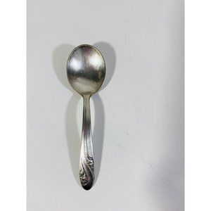 Holmes & Edwards Baby Spoon Romance Pattern 1952 Silver Plate IS Deep 4”
